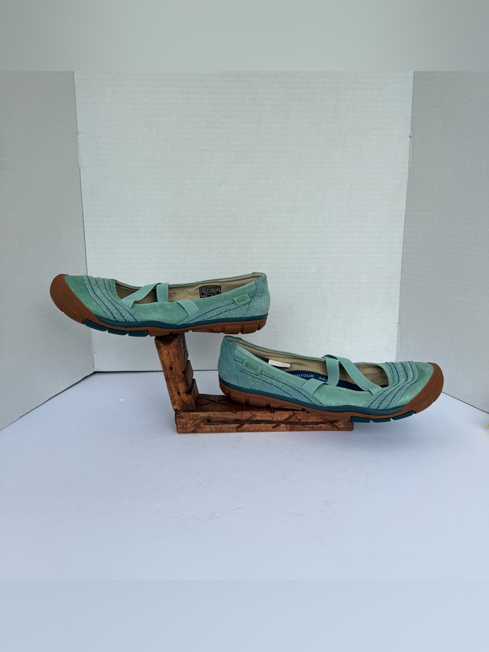 Keen Hush Knit Mary Jane Shoes  Slip On Flats Womens Size 11 Mint Green